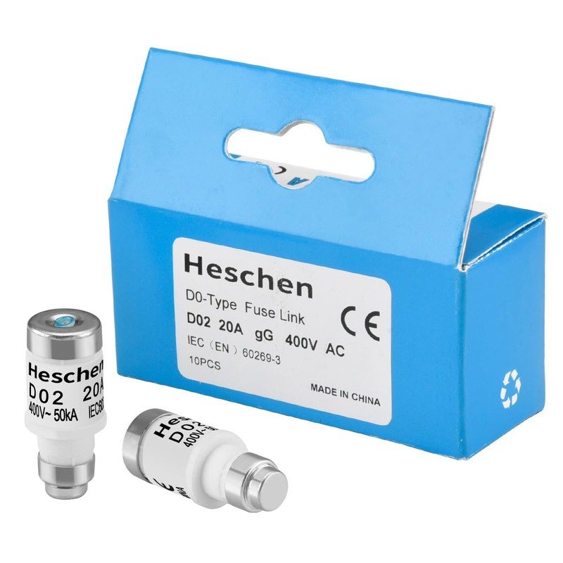 Heschen Ceramic Neozed Fuse Inserts, D0 Type Fuse Insert, D02,