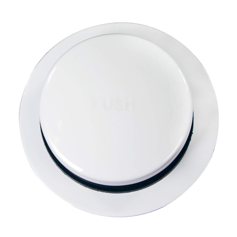 Westrbass Tip Toe Universal Tub Trim with One-Hole Faceplate, Powder