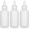 BRIGHTFROM Twist Top Applicator Bottles, Squeeze 4 OZ Empty Plastic