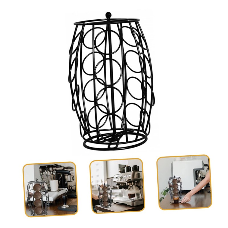 CIYODO Coffee Shop Essential Coffee Shelf Iron Stand Capsules Holder