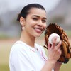 Baseball Bow Earrings for Woman, Sports Dangling Theme Softball Bowknot