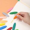 Owelth Peanut Wax Crayons for Toddlers, 36 Colours, Non-Toxic, Waterproof