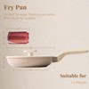 PRICUSIS Nonstick Frying Pan with Lid, Healthy Skillet, Egg Pan