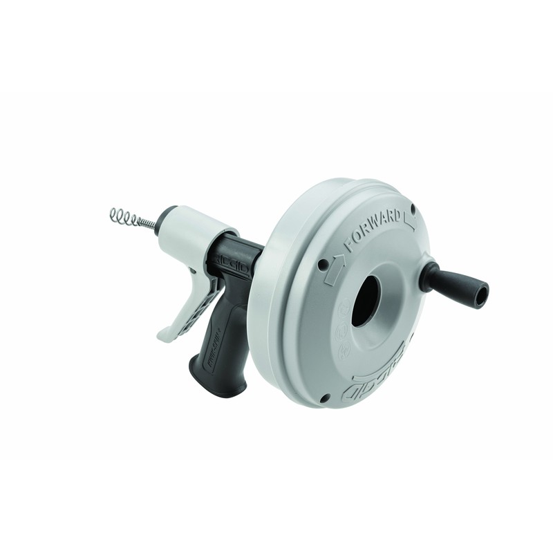 RIDGID 57038 Drain Cleaner, No Size, Kwik Spin+ / Gray