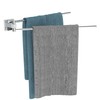 WZRUA Swivel Towel Rail, 180° Rotate Towel Rack Square Base,Stainless