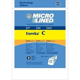 DVC Eureka Style C Mighty Mite Micro Allergen Vacuum Cleaner Bags Made in USA [ 6 Bags ]
