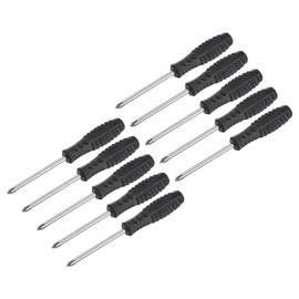 sourcing map Mini Phillips Screwdriver, 5.0mm Cross Head with Non-Slip Handle for Small Appliances, 10 Pcs