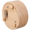 3X Round Blank Music Box Birthday Valentine's Day Figurine Handicraft