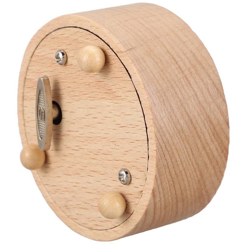 3X Round Blank Music Box Birthday Valentine's Day Figurine Handicraft