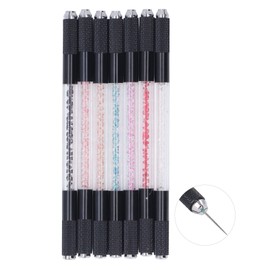 7pcs Microblading Pens Double Head Manual Eyebrow Tattoo Hand Tools for Makeup Supply Salon