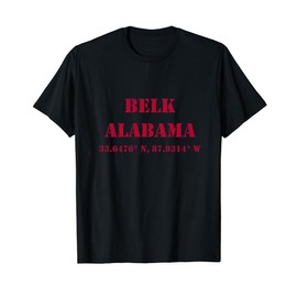 Belk Alabama Coordinates Souvenir T-Shirt