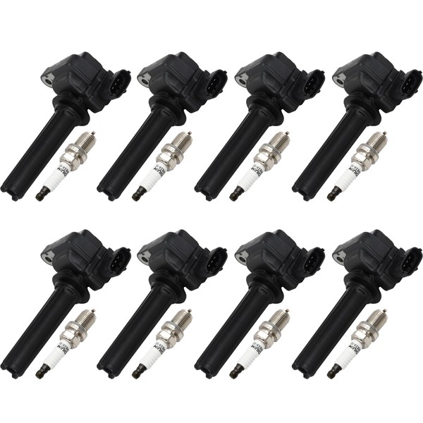 SCITOO SCITOO 4 ignition coils + 4 iridium Spark Plugs,for