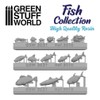 Greenstuff World GSWD-3010 Diorama Accessory Fish Set Miniature Accessories