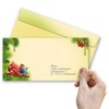 Envelopes Christmas Decoration Pack of 50 Envelopes (Without Window) DIN