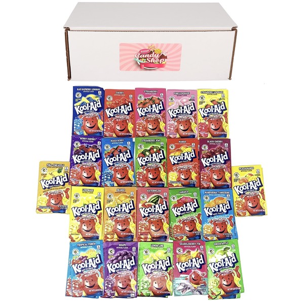 Kool-Aid Drink Mix Packets Variety Pack of 22 Flavors (2 of each flavor, Total of 44)