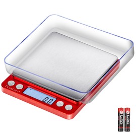 Fuzion Digital Scale .1 Gram Accuracy, 3000g Mini Food Scales for Herb, Spice, Jewelry, Gold, Small Food Scale - Weight Gram and Oz