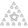 BEYOURD 3/4 inch Metal Triangle Rings, Solid Welded Stainless Steel