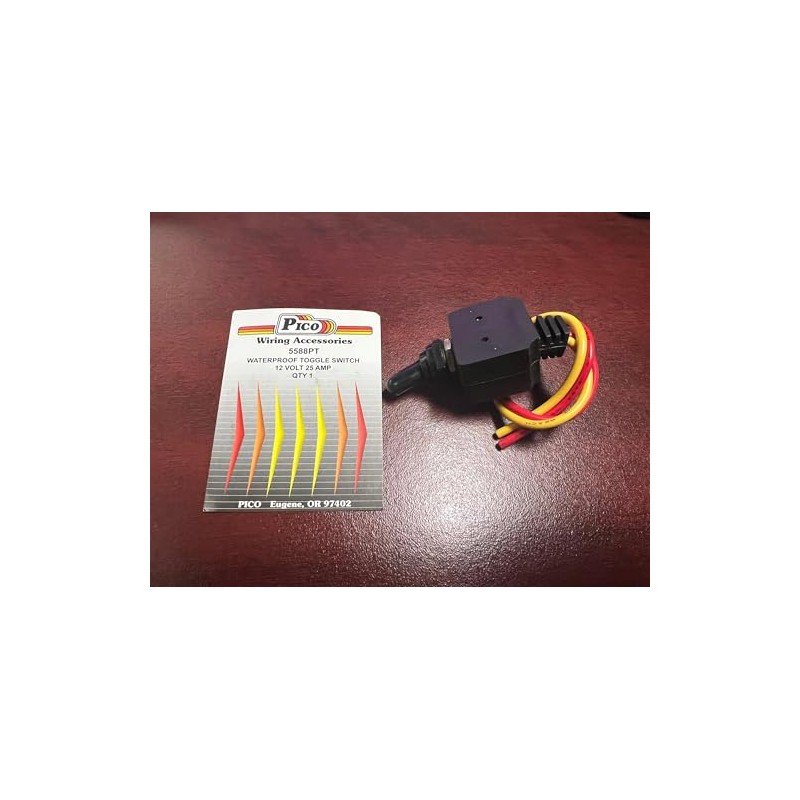 PICO 5588PT Waterproof On-Off SPST Toggle Switch 1/2 Hole 2