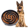 JASGOOD Slow Feeder Dogs Bowl for Large Dogs,Anti-Gulping Pet Slower