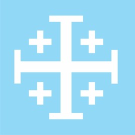 Stencils by Joanie Jerusalem Crusader Orthodox Cross Stencil Christian Symbol DIY Signs Craft Reusable 7 mil Mylar (8")