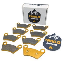 Polaris Ranger 570/400/500/650/700/800 Midsize 2004-2022 Ceramic Brake Pad Set Front & Rear