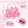 SilTriangle Women Roses Clutch Purse Small Floral Evening Handbag with