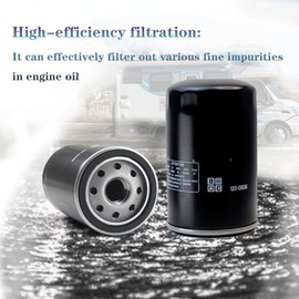 ZHRANXZ122-0836 Oil Filter Fit for Onan RV QG Generators 5500 7000 Series Series HGJAA HGJAB HGJAC Replaces OE# 01220836 B7238 PH2875 PH10027