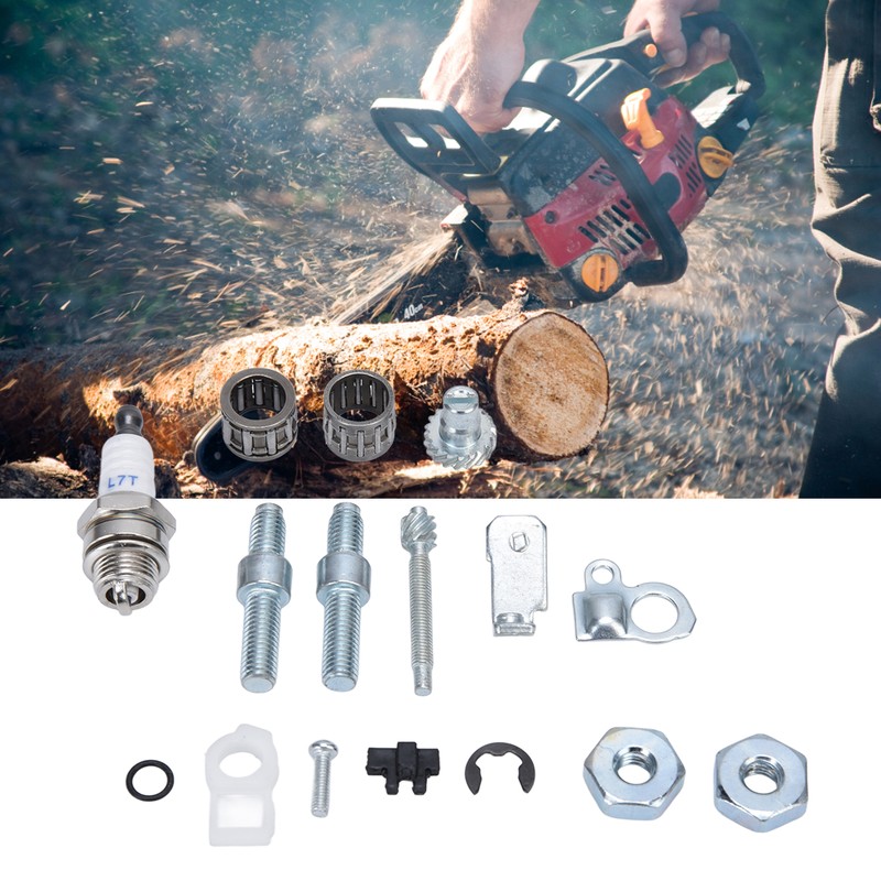 Chain Adjuster Tensioner Adjuster Bar Studs Kit for Stihl 066