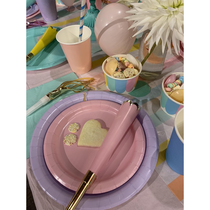 Beautiful Balloons 40 x Pastel Rainbow Ice Cream Shade Paper