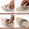 3 Pairs of Forefoot Pads Gel, Reusable Gel Insert, High
