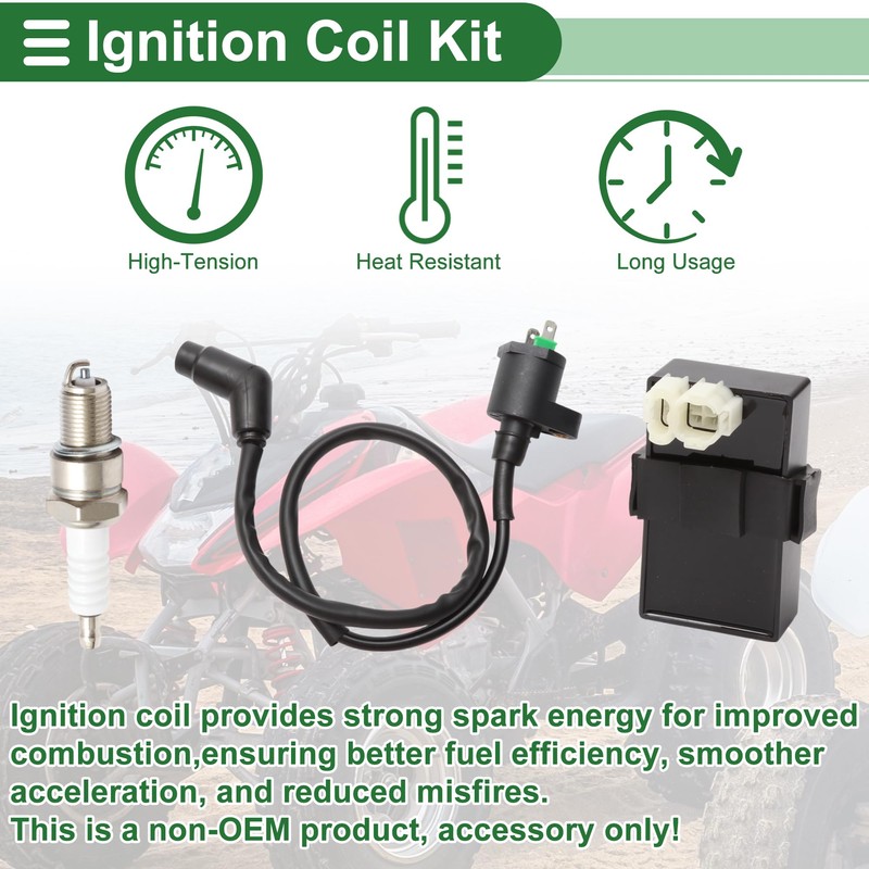 X AUTOHAUX Ignition Coil No.30410HM5505 Ignition Coil Spark Plugs CDI