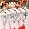 Christmas Stocking Holders for Mantle Set of 5, Weighted Stocking