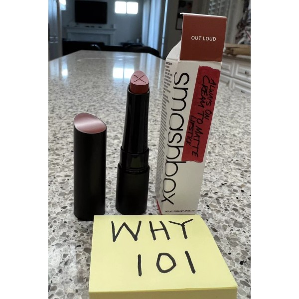 SMASHBOX Always On Cream To Matte Lipstick OUT LOUD .07oz/2G
