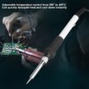 15Pcs Electric Soldering Iron Set Adjustable Temperature 60W White Welding