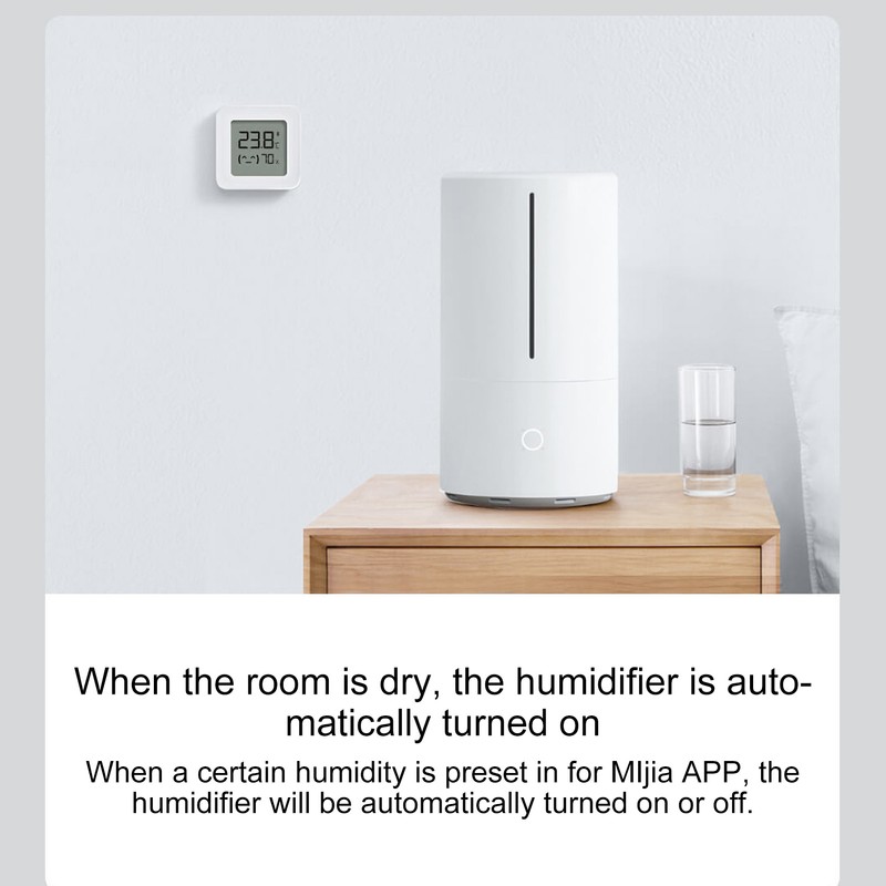 Bluetooth Thermometer Hygrometer High Sensitivity Temperature Humidity Monitor for Home