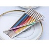 Reusable Stainless Steel Chopsticks,Dishwasher Safe , Easy to Use(3 PCS,Silver)