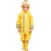 Suerba Kids' Raincoat with Reflective Tape, Rain Gear, Storage Bag