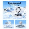 Blissfuhue Portable Clip on Fan, 3-in-1 Hands Free Mini Hat