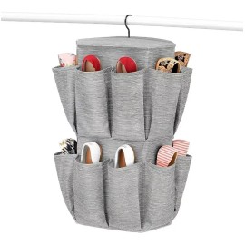 Whitmor Organizador Closet Giratorio Ropa Accesorios Colgante Gancho