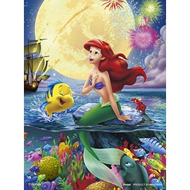 150 Piece Jigsaw Puzzle, The Little Mermaid, Moonlight Harmony (Pit Parie Clear)