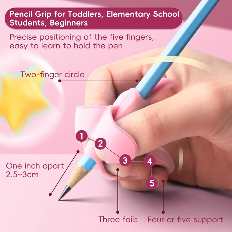 SoeUyd Pack of 6 Children's Pen Holder - Pen Holder
