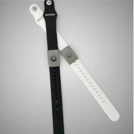 EMF Harmony Mobility + Bracelet - Holistic Wellness for Women and Men - Phone - Wifi - Wristband for Well-being - 4 Natural Energy Elements - White