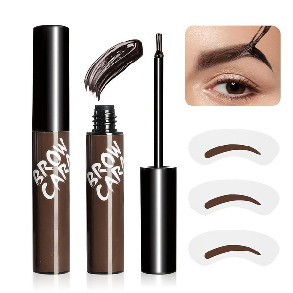 Brow Tattoo Peel Off Tint - Eyebrow Gel Tint with