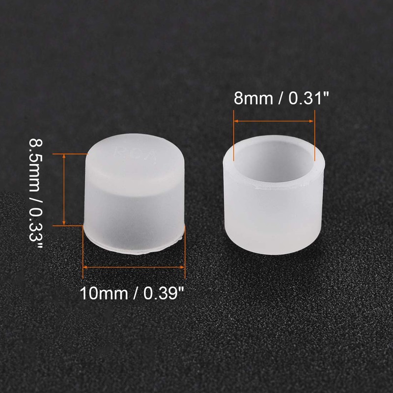sourcing map Protective Cap Dustproof Cover RCA Female Jack Plug