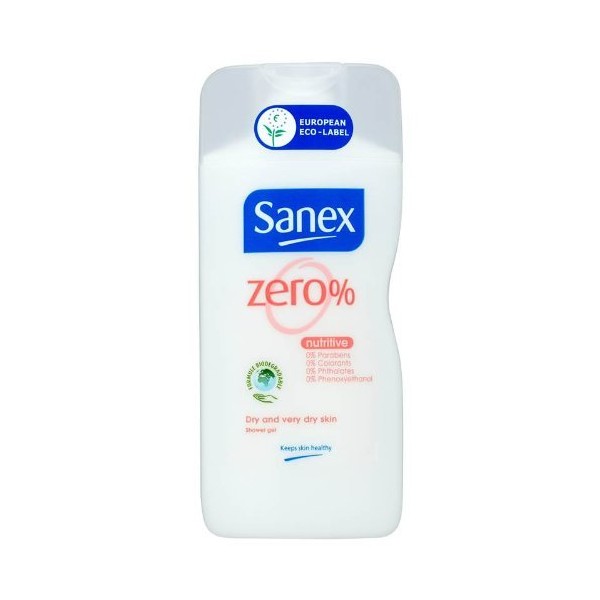 Sanex Zero% Shower Gel Nutritive Dry and Very Dry Skin 250ml