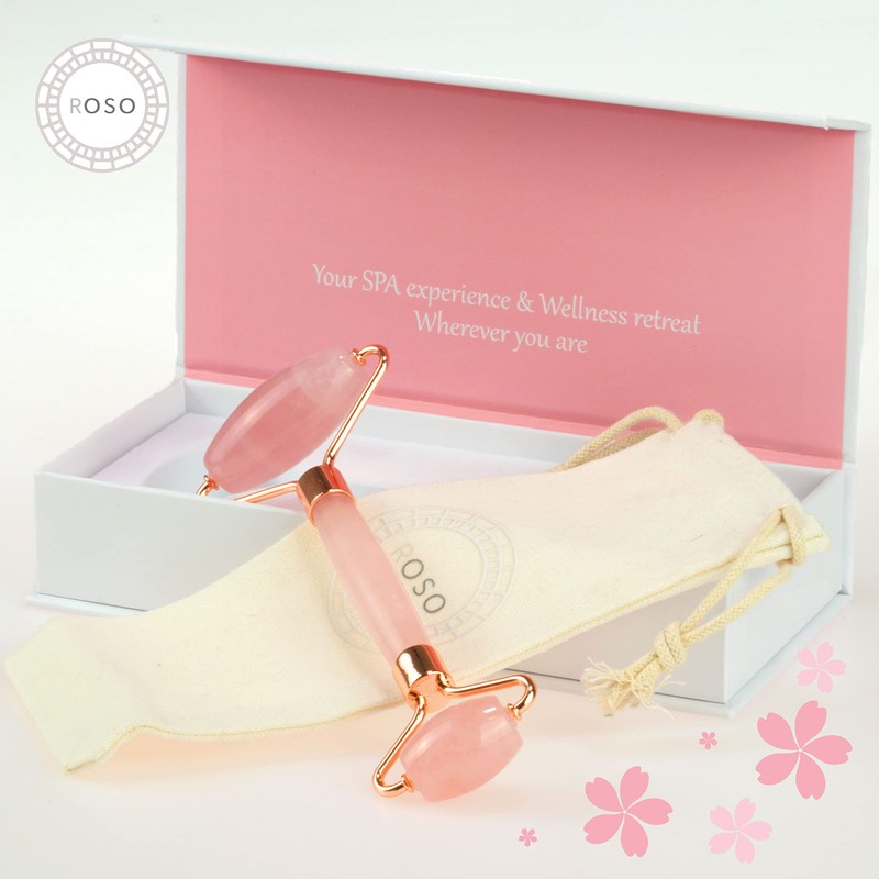 M.Y.L. Real Rose Quartz Roller Anti-Ageing Jade Roller Made of