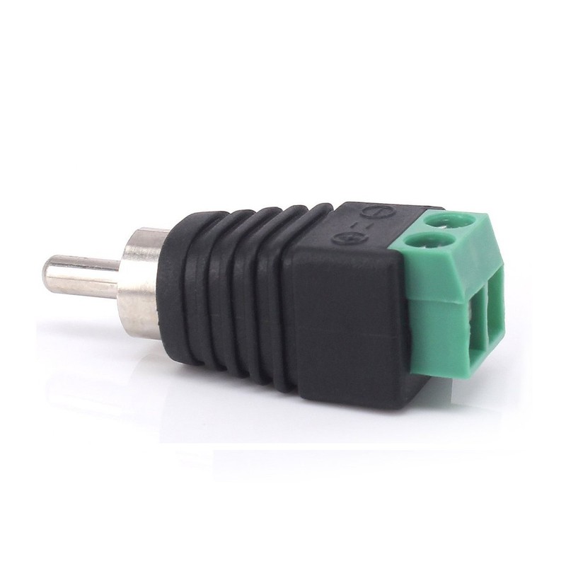 Bestga 10 PCS RCA Male Connector, Phono RCA Male Plug