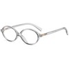 Breaksun Classic Round Glasses for Women Men Retro Oval Frame