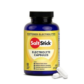 SaltStick - Cápsulas de Electrolitos para Hidratación y Recuperación, Sin Gluten, No OGM, 100 uds                                                     