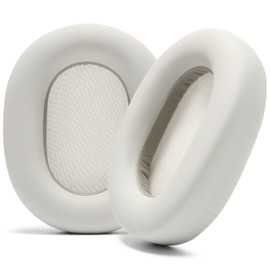 WC Wicked Cushions Extra Thick Earpads for Sony WH-1000XM5 - Soft PU Leather Cushions, Luxurious Noise Isolating Memory Foam, Added Thickness | Silver